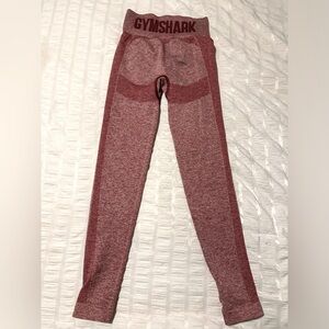 Gymshark flex high waisted tights XS Red